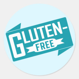 Gluten vrij ronde sticker