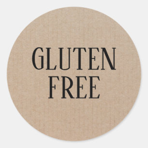 Glutenvrij Allergeen Veilig Culinair Ronde Sticker