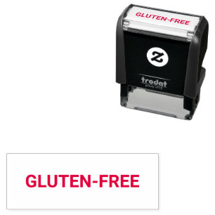 Glutenvrij Allergeenvriendelijk Zelfinktende Stempel