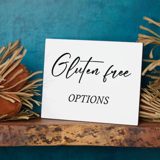 Glutenvrij bord Tafelblad Plaque met Ezel Fotoplaat (Zijkant)