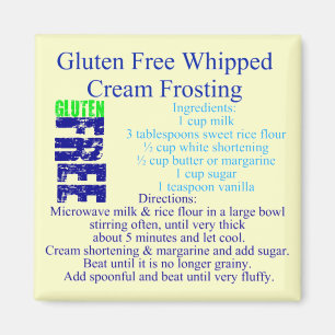 Glutenvrij Frosting Recept Magneet
