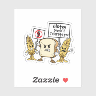 Glutenvrij Humor Sticker