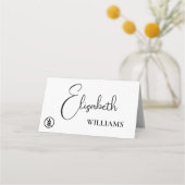 Glutenvrij Menu Modern Script Wedding Place Cards (Voorkant)