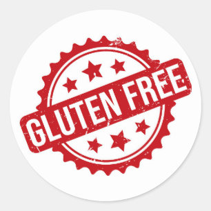 Glutenvrij Ronde Sticker