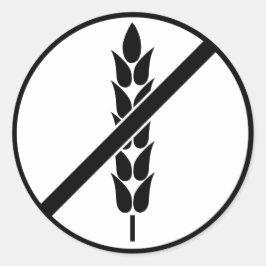 Glutenvrij symbool sticker