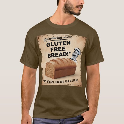 Glutenvrij! T-shirt (Voorkant)