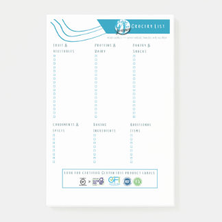 Glutenvrije Boodschappenlijst | Invulbaar Notitieb Post-it® Notes