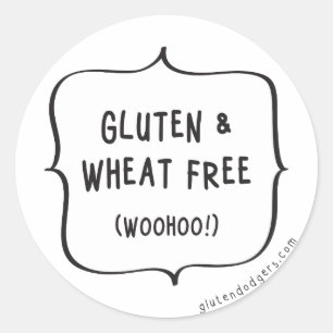 Glutenvrije en tarwevrije Stickers