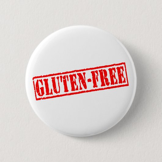 Glutenvrije stempel ronde button 5,7 cm (Voorkant)