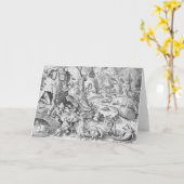 Gluttonie (Gula), de zeven hoofdzonden Kaart (Gele Bloem)