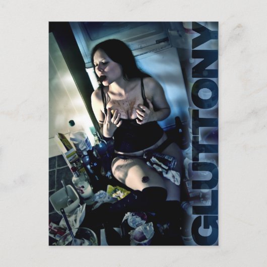 Gluttony Briefkaart (Voorkant)