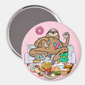 Gluttony Sloth Magnet Magneet (Voorkant / Achterkant)