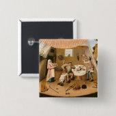 Gluttony Vierkante Button 5,1 Cm (Voorkant /achterkant)