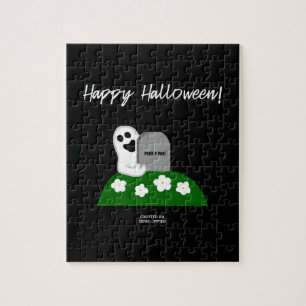 Gluur een Raadsel 20.3 cm X 25.4 cm van het Spook Legpuzzel