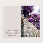 glycine, escalier plié carte de rendez-vous (Extérieur déplié)