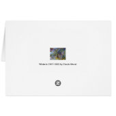 Glycines (moitié droite) de Claude Monet (Dos Horizontal)