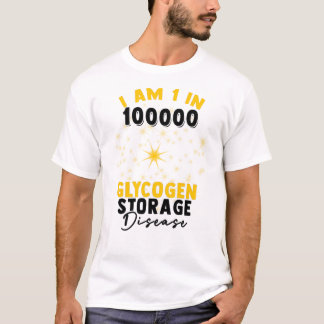 Glycogeen Storage Disease (GSD) - Bewustwording T-shirt