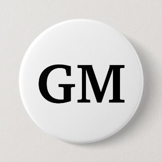 GM-Button Ronde Button 7,6 Cm