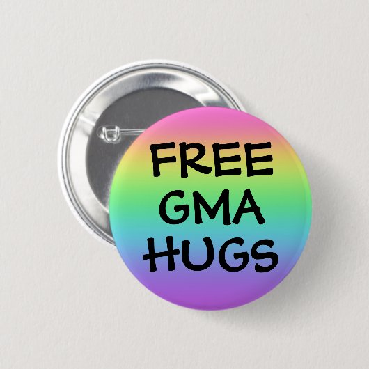 Gma Hugs Rainbow Button (Voorkant /achterkant)