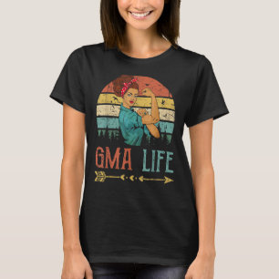 Gma Life Women Rosie Retro Decor Grandma T-shirt