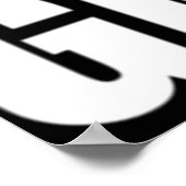 GME gamestop naar de moon Rocket Emoji Poster (Hoek)