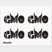 GMO RECHTHOEKIGE STICKER (Vel)