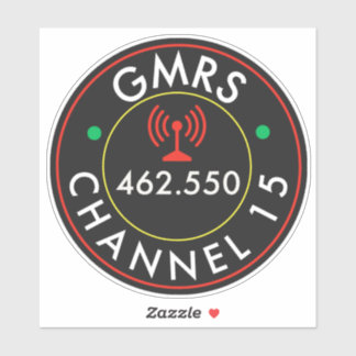 GMRS-radiokanaal 15 Sticker