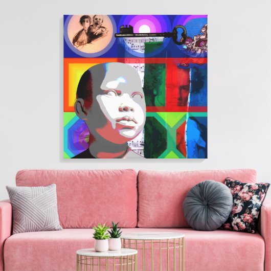 GMT 24 H Project Beethoven Psychedelische Lijsten Canvas Afdruk (Insitu (Woonkamer))