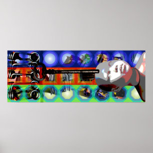 GMT 24 H Project Doll Key Psychedelic Lijsten P Poster
