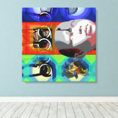 GMT 24 H Project Doll Key Psychedelic Lijsten S Canvas Afdruk (Insitu (Houten vloer))