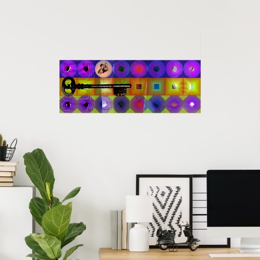 GMT 24 H Project Key Beethoven Pop Frames Poster (Bureau à domicile)