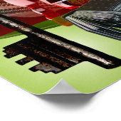 GMT 24 Heures Project gradient colors Frame Poster (Coin)