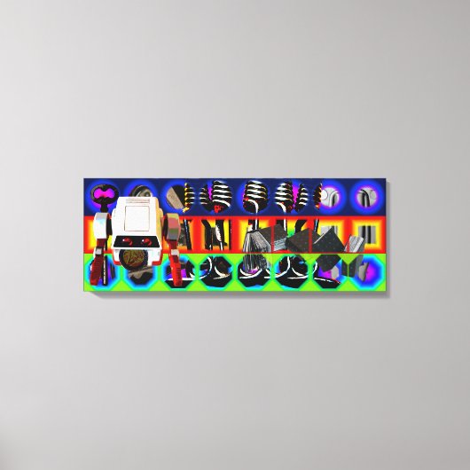 GMT 24 Heures Project Pop Psychedelic Lijst Canvas (Voorkant)