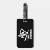 Gnar Whisperer Skiën Bagagelabel (Achterkant verticaal)