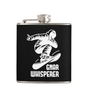 Gnar Whisperer Snowboarden Heupfles