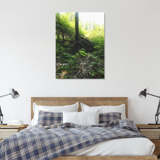 Gnarled-basis Canvas Afdruk (Insitu (Slaapkamer))