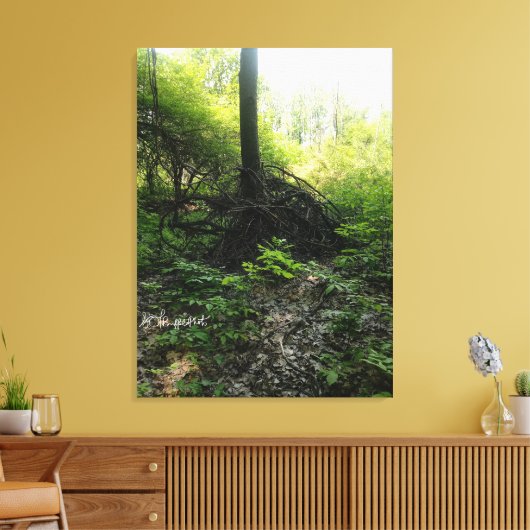 Gnarled-basis Canvas Afdruk (Insitu (Woonkamer))