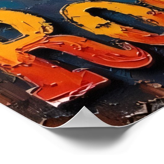 Gnarled Rhythms: Lion's Bare Tree Strums Poster (Hoek)