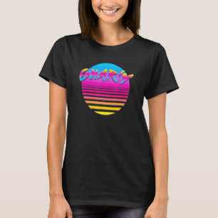 Gnarly Hot Sun Retro 80s 90s dampgolf T-shirt