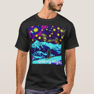 Gnarry Nightski Van Gough grappige apres skipun T-shirt