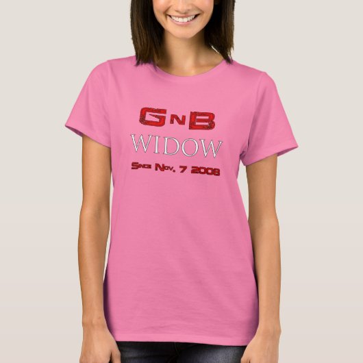 GnB-weduwe T-shirt (Voorkant)