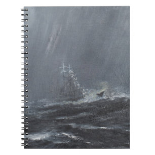 Gneisenau Storm in de Noordzee 1940. 2006 Notitieboek