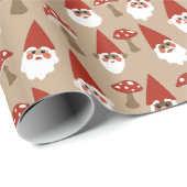 Gnoma's en paddenstoelen Gift Wrap Cadeaupapier (Rol Hoek)