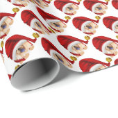 GNOME 4 DE CHOWLIDAYS rode chow gift omslag Cadeaupapier (Rol Hoek)