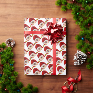 GNOME 4 DE KERSTDAGEN rode chow cadeauverpakking Cadeaupapier