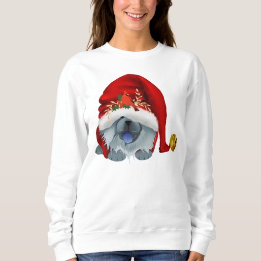 GNOME 4 LES CHOWLIDATS - sweatshirt Blue Chow (Devant)