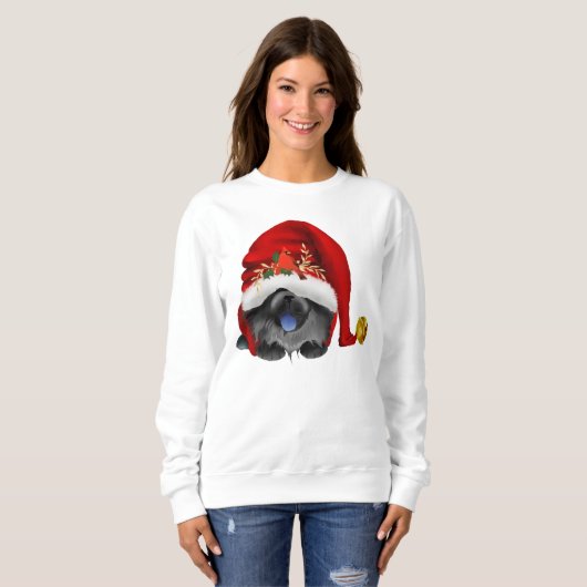 GNOME 4 LES CHOWLIDATS - sweatshirt de Chow noir (Devant entier)