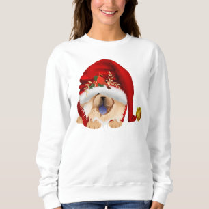 GNOME 4 LES FÊTES DE NOËL - Sweatshirt Rouge Chow