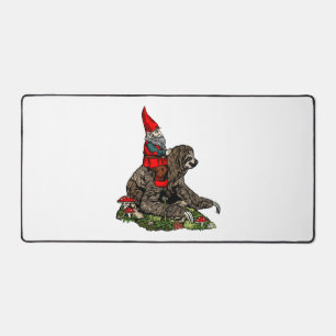 Gnome à cheval sur une parcelle
