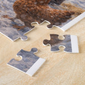 Gnome and mini Highland cow Legpuzzel (Zijkant)